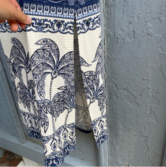 Farm Rio Ribbed Paisley Print Maxi Dress, size Small - Picture 11 of 13